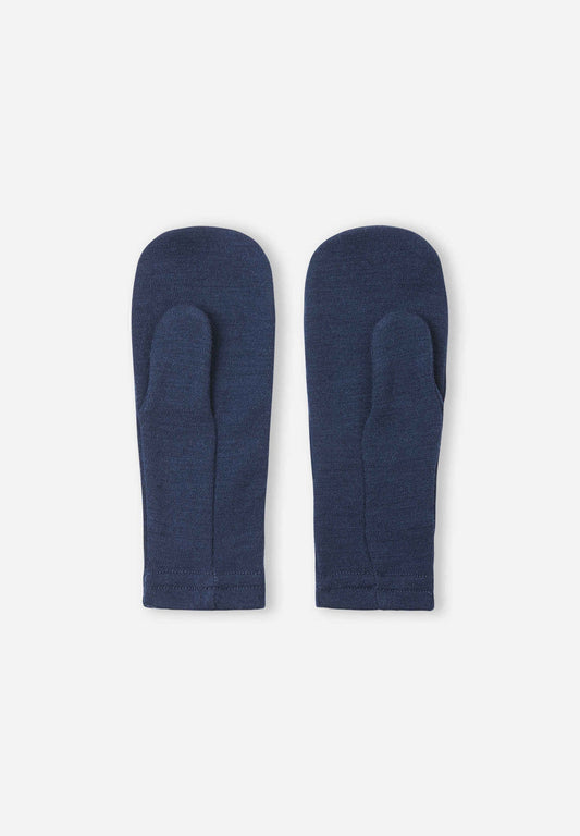 Reima Eino Merino Mittens for Kids, Navy – Product Shot 2