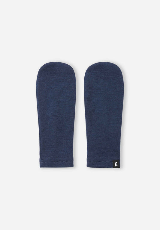 Reima Eino Merino Mittens for Kids, Navy – Product Shot 1