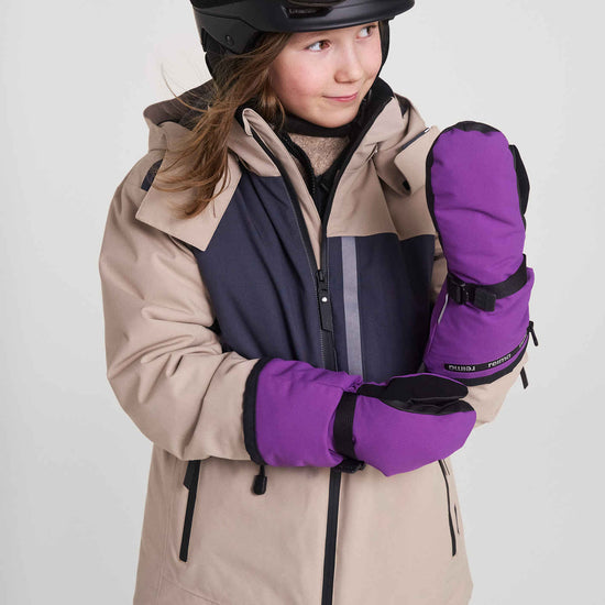 Reima Snoukka ReimaTec Children's Mittens – Plum Purple – View 6