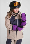 Reima Snoukka ReimaTec Children's Mittens – Plum Purple – View 6