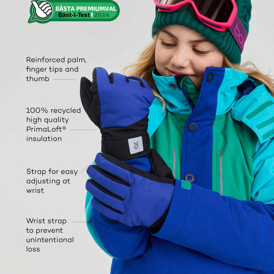 Guantes ReimaTec de Reima Hanska para niños – Negro – Imagen 8