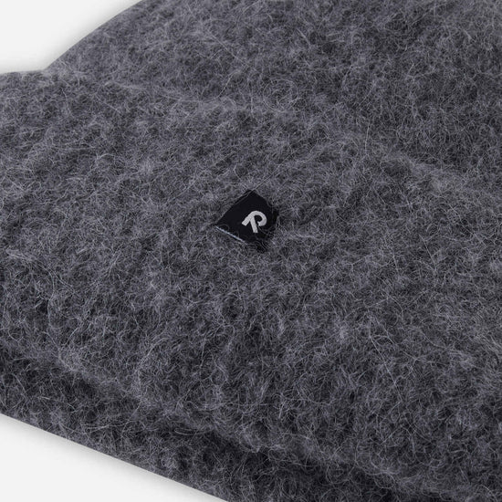 Reima Huippu alpaca-merino-muts voor kinderen – gemêleerd grijs – afbeelding 3