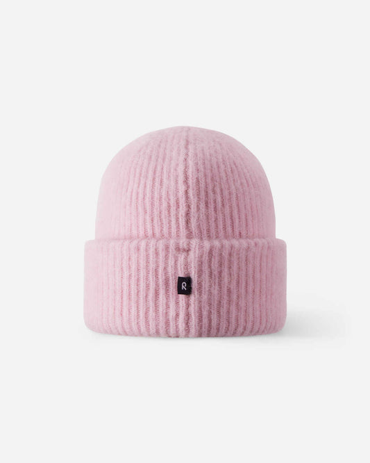 Gorro Reima Huippu de alpaca y merino para niños – Rosa pálido – Vista 2