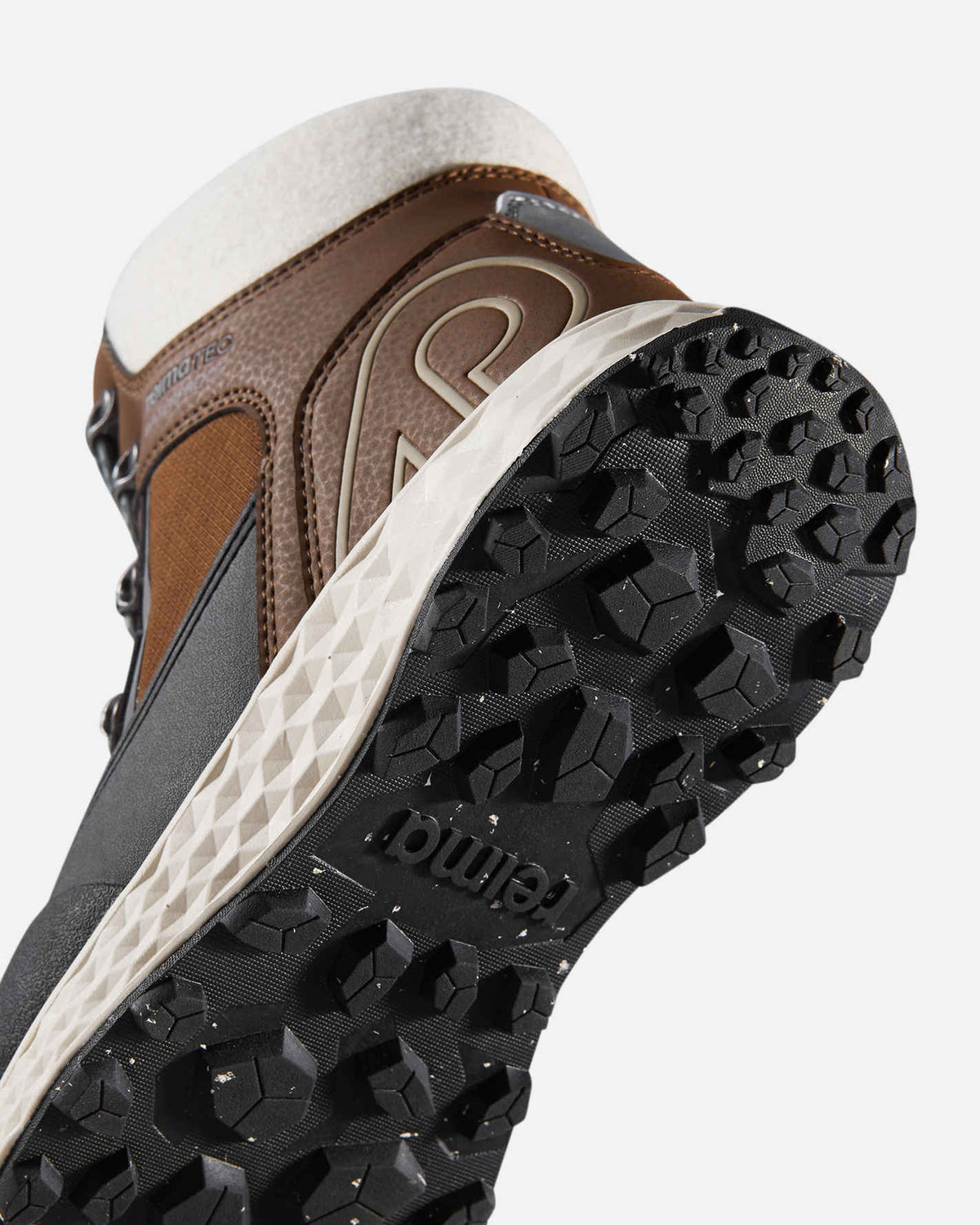 Bottes d'hiver Reima Hallava Lace ReimaTec pour enfants, couleur brun umber – Vue Packshot 7