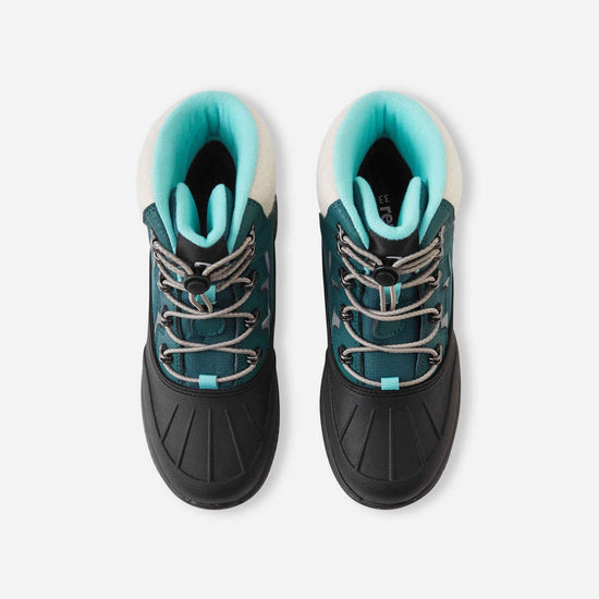 Bottes d'hiver Reima Hallava Lace ReimaTec pour enfants, couleur Dark Teal – Vue Packshot 4