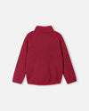 Reima Hopper Kids' Fleece Jacket in Cranberry—Back View