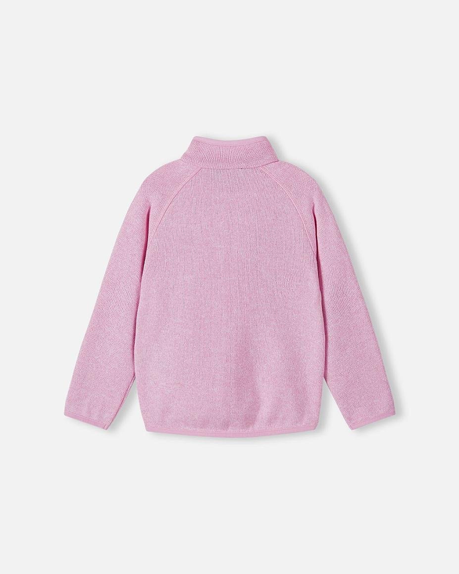 Reima Hopper Kids' Light Heather Fleece Jacket (Back View)