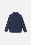 Reima Hopper Fleece Jacket for Kids, Jeans Blue, Back View