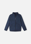 Reima Hopper Fleece Jacket for Kids, Jeans Blue, Front View