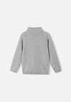Reima Hopper Kids' Fleece Jacket, Melange Gray (Back View)