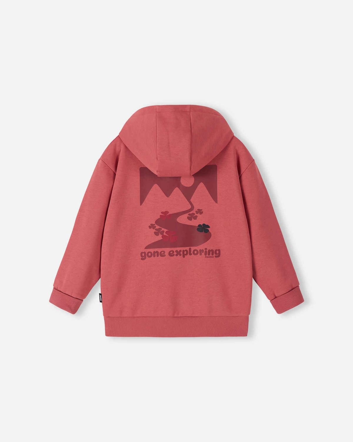 Sudadera con capucha Reima Huppis para niños – Red Clay