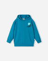 Sudadera con capucha Reima Huppis para niños – Azul acuático