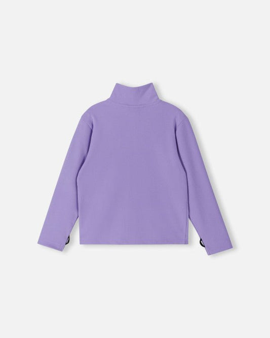 Chaqueta polar Reima Iisisti para niños, color Blooming Lilac – Foto de producto (parte trasera)