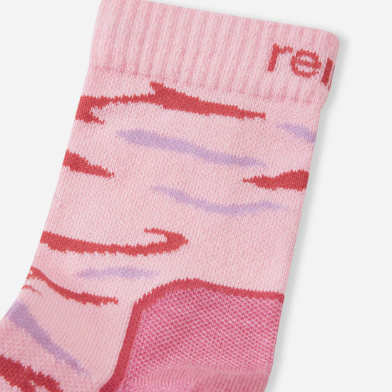 Chaussettes de randonnée Reima Kuivilla pour enfants, modèle Light Heather – Détails sur la composition