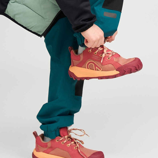 Zapatillas de senderismo Reima Kulkuri Low ReimaTec para niños, color Red Clay – Foto de estudio 1