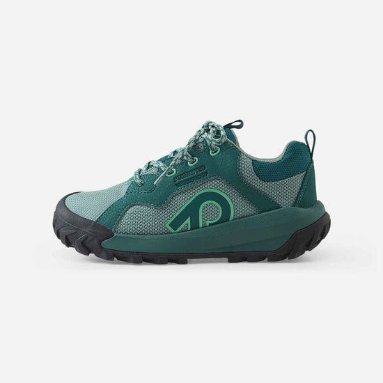 Zapatillas de senderismo Reima Kulkuri Low ReimaTec para niños en color verde azulado oscuro – Packshot 1