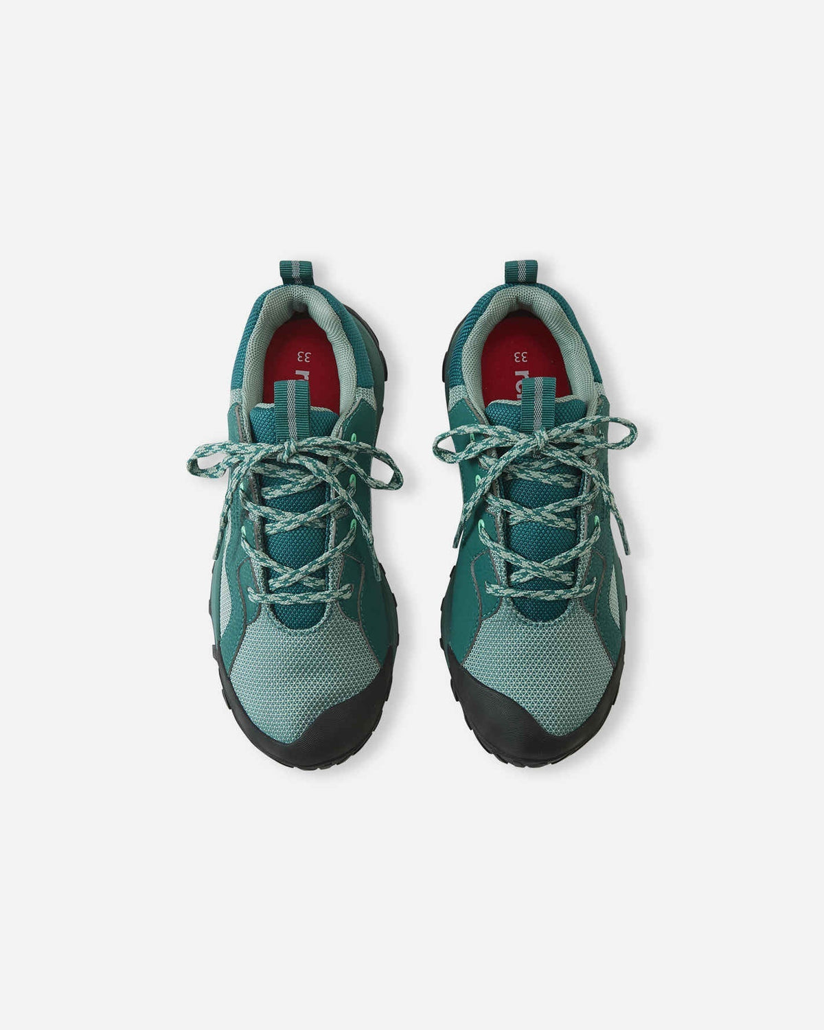 Zapatillas de senderismo Reima Kulkuri Low ReimaTec para niños en color verde azulado oscuro – Packshot 4