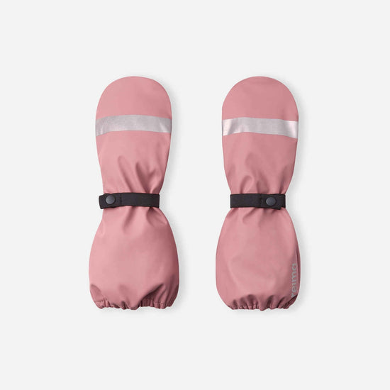 Moufles de pluie Reima Kura pour enfants, rose poudré – Photo du produit (face avant)