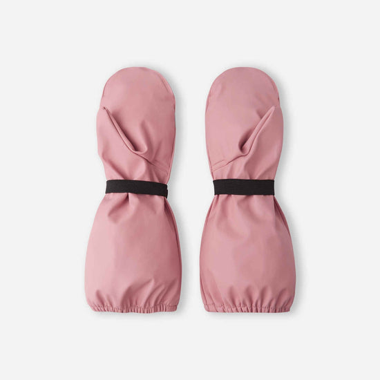 Moufles de pluie Reima Kura pour enfants, rose poudré – Photo du produit (verso)