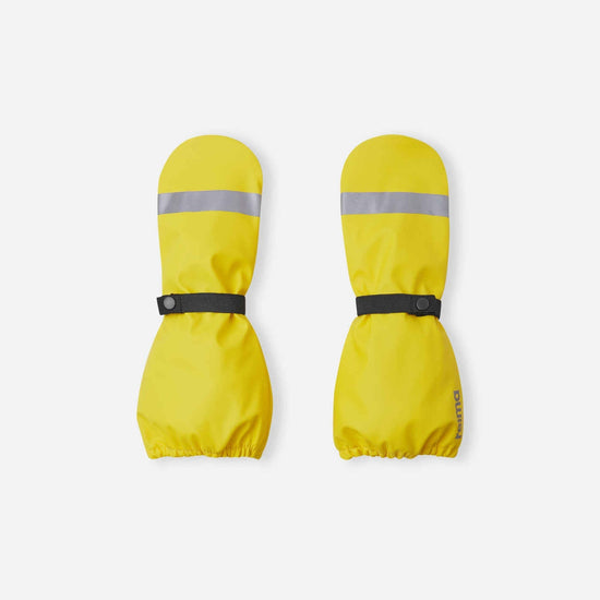 Moufles de pluie Reima Kura pour enfants, jaunes – Photo du produit (face avant)