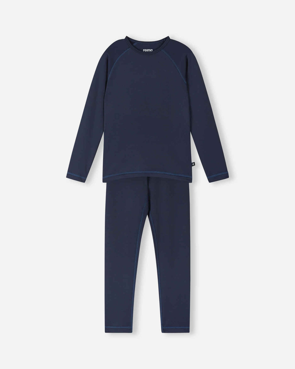 Conjunto de ropa interior técnica Reima Lampo Seawool para niños – Azul marino
