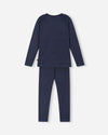 Conjunto de ropa interior técnica Reima Lampo Seawool para niños – Azul marino
