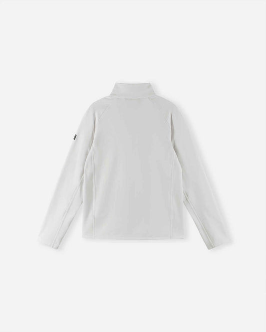 Jersey de forro polar Reima Meriol Seawool para niños – Blanco roto – Vista 2
