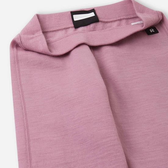 Reima Misam Merino Wool Pants for Kids – Gray Pink – View 3