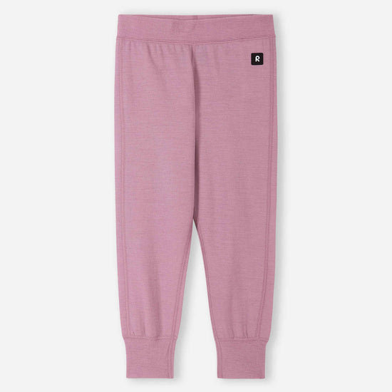 Reima Misam Merino Wool Pants for Kids – Gray Pink – View 1
