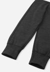 Reima Misam Merino Wool Pants for Kids – Black Melange – View 4