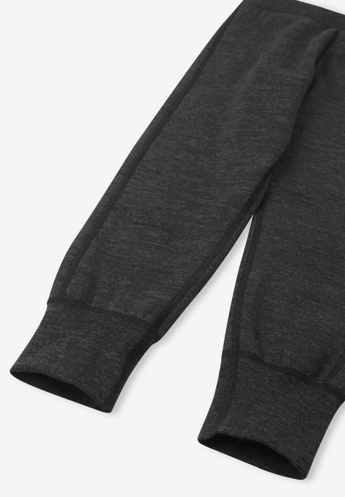 Reima Misam Merino Wool Pants for Kids – Black Melange – View 4