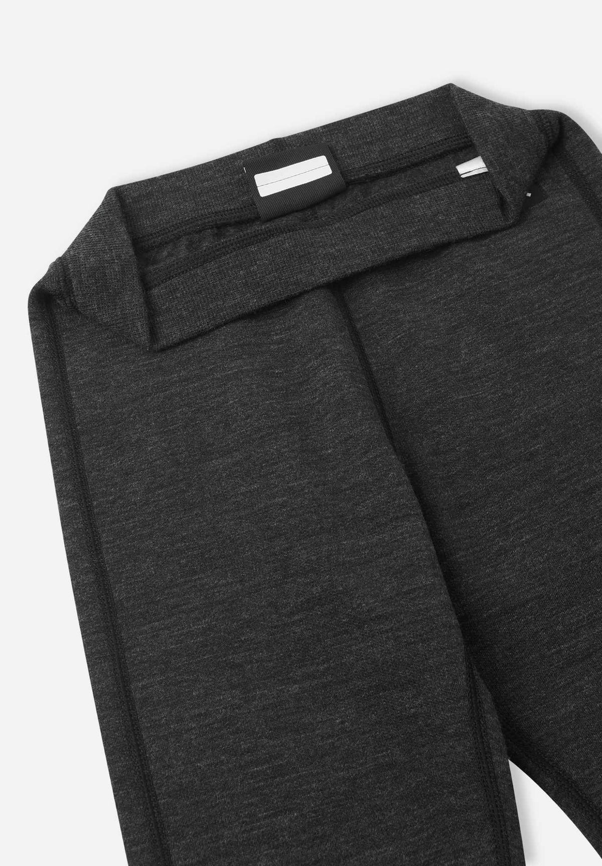 Reima Misam Merino Wool Pants for Kids – Black Melange – View 3