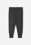Reima Misam Merino Wool Pants for Kids – Black Melange – View 1