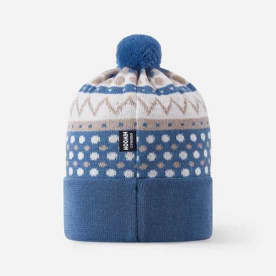 Gorro Reima Moomin Flinga para niños pequeños, color Blue Ocean – Vista lateral del packshot