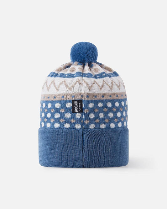 Reima Moomin Flinga Beanie per bambini piccoli Blue Ocean – Foto del prodotto (vista laterale)