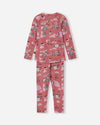 Ensemble de sous-vêtements fonctionnels Reima Moomin Trivsam pour tout-petits, rose poudré – Photo du produit (verso)