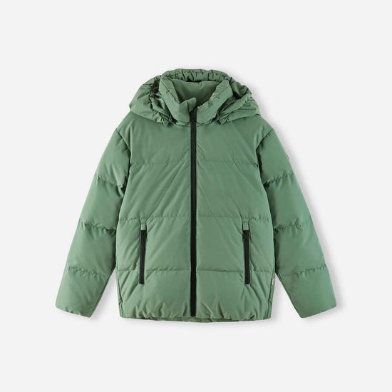 Reima Paimio Daunenjacke Kinder Green Clay Ansicht 1