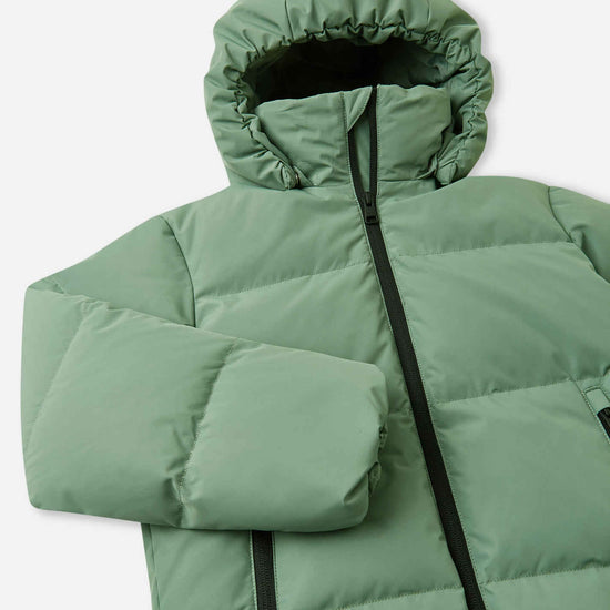 Reima Paimio Daunenjacke Kinder Green Clay Ansicht 4
