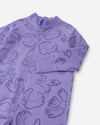 Combinaison en laine mérinos Reima Parvin pour enfants – Blooming Lilac