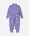 Combinaison en laine mérinos Reima Parvin pour enfants – Blooming Lilac