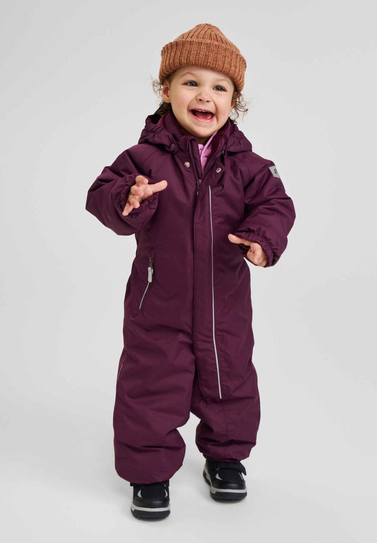Combinaison de neige Reima Puhuri ReimaTec pour tout-petits - Deep purple - Vue 10