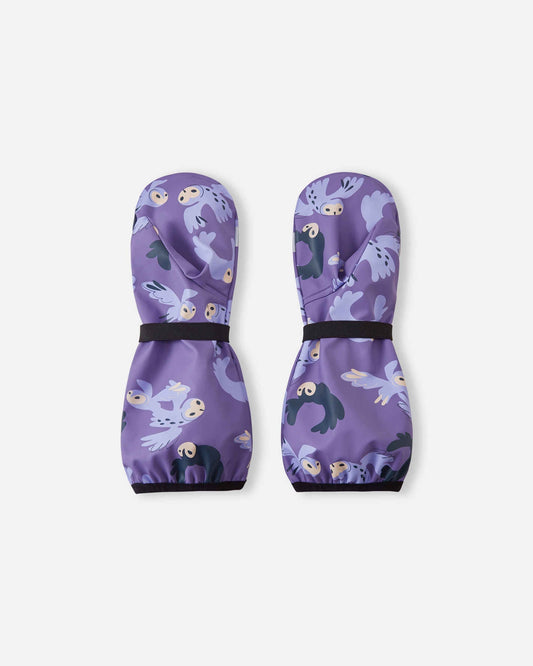 Reima Puro Rain Mittens for Kids, Misty Violet – Back of the Product Photo