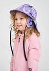 Cappellino da pioggia Reima Rainy per bambini, colore Misty Violet – Foto in studio