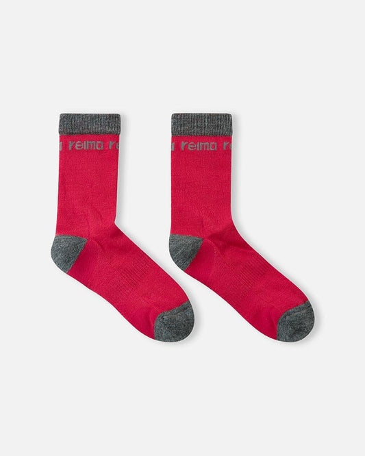 Calcetines de lana Reima Saapas para niños, Reima Red – Página de Packshot