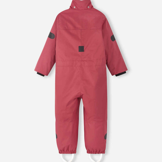 Reima Sevetti ReimaTec Children's Transition Overall, Red Clay – Packshot: Hood Detail