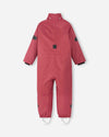Reima Sevetti ReimaTec Children's Transition Overall, Red Clay – Packshot: Hood Detail