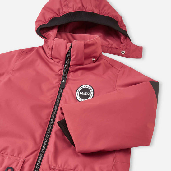 Reima Sevetti ReimaTec Children's Transition Overall, Red Clay – Product Details: Hood