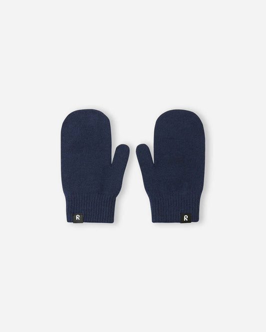 Reima Sumppu merino-wanten voor kinderen, marineblauw – Packshot voorkant