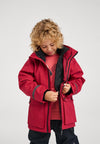 Giacca invernale 3 in 1 Reima Syddi ReimaTec per bambini, colore Cranberry – Foto in studio 3 in 1