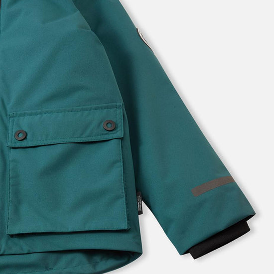 Giacca invernale 3 in 1 Reima Syddi ReimaTec per bambini, colore Dark Teal – Immagine Packshot 7